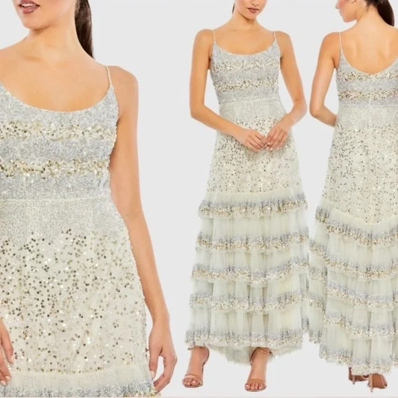 MAC DUGGAL 10883
Iconic Scoop Neckline Floor-length Dress - Picture 1 of 4